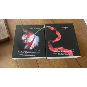 2 New Moon Eclipse Stephenie Meyer Book lot of 2 New Cd Audio Book Twilight